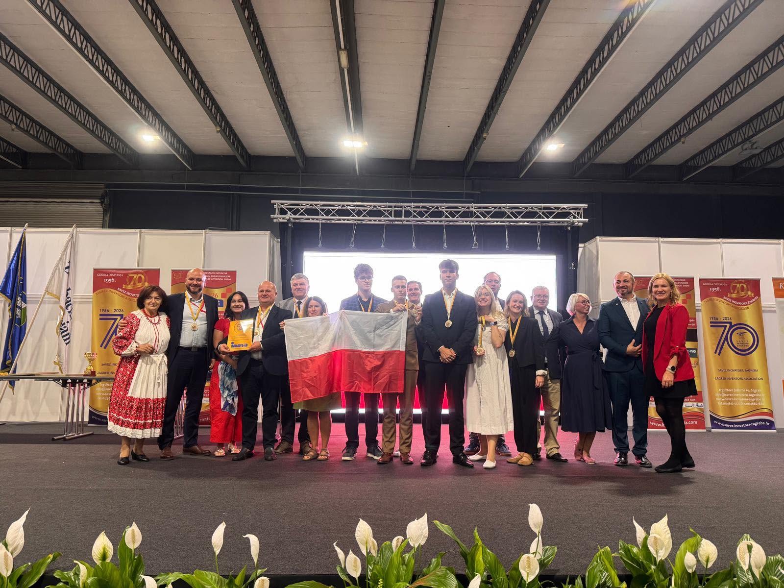Złoty medal naszych uczniów na 50. Międzynarodowej Wystawie Wynalazków INOVA 2026 w Chorwacji!